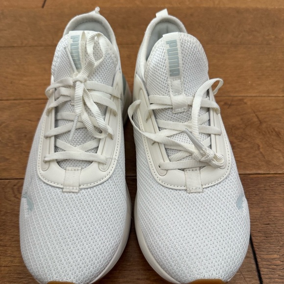 Puma White Mesh Sneakers - Picture 2 of 7